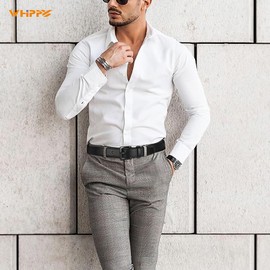 WHIPPY Nickel Free Leather Belt for Men, TSA Approved Non Metal Men's Belt for Jeans with Hypoallergenic Buckle Black S