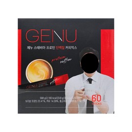 Zenu Stevia Protein Coffee Mix 9.8g 60 packets / 제누 스테비아 단백질 커피믹스 9.8g 60포