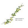 Levemolo Lemon Garland Simulation Rattan Decor Green Leaves Artificial Lemon