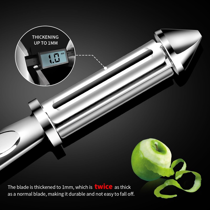MAD SHARK Ultra Sharp Vegetable Peelers for Kitchen Fruit Apple