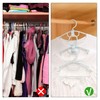 60-Piece Set Of Hanger Connection Hooks With 1 Storage Bag,