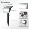 Linkind 60-Led Solar Spotlight for Outdoor Use, Warm White, 800