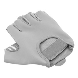 Namvo Grey Fitness Gloves, Weight Lifting Gloves With Wrist Support Rubber Pads Full Palm Protection, Cycling Gloves For Training, Exercise, Fitness For Adults (L)