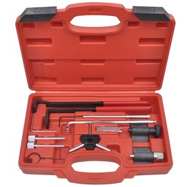 vidaXL Diesel Engine Timing Tool Kit - VAG 1.2, 1.4, 1.6, 1.9, 2.0 TDi Pump Nozzle Compatible - Includes Crankshaft Locking Tools, Camshaft Pins, Tensioner Adjustment Tools, in a Blow-Molded Carry...