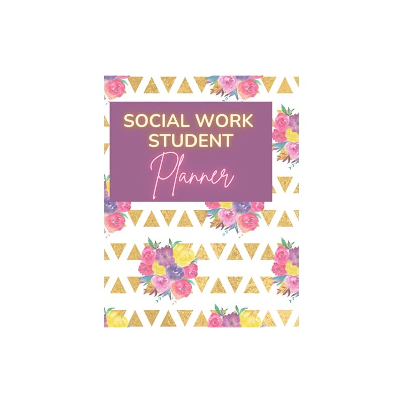 Social Work Student Undated Planner: Academic Planner, Study Planner, Undated