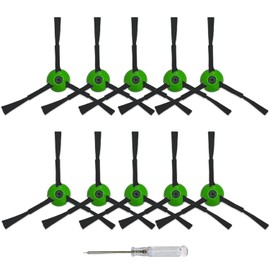 10 Pack Replacement Side Brushes Compatible with iRobot Roomba i & j & e Series, Edge-Sweeping Brushes Accessories for i1+/i2+/i3+/i4+/i5+/i6+/i7+/i8+/j6+/j7+/j8+/e5/e6 Robot Vacuum