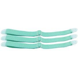 Geborilma Kids Glasses Strap with Snap Button - 3 PACK Elastic Eyeglass Band for Kids Baby Toddler - Sport Eyeglasses Bands Teal Green