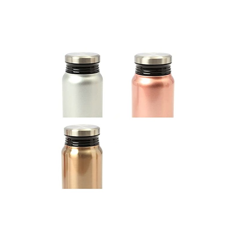 Maebata 51620 Luxe Water Bottle, Brown, 13.5 fl oz (400