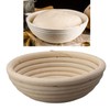 Round Bread Proofing Basket with Liner Cloth Dough Rising Rattan