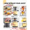 DUSENHO Electric Citrus Juicer - Rechargeable USB Juicer Machines for