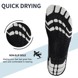 OUSIMEN Zapatos de Agua para Hombres Mujeres, Zapatos de Playa Calzado de Verano al Aire Libre, Calcetines de Piel descalza, Secado rápido, para Playa, Piscina, natación, Surf, Barco, Con Orificios de Drenaje