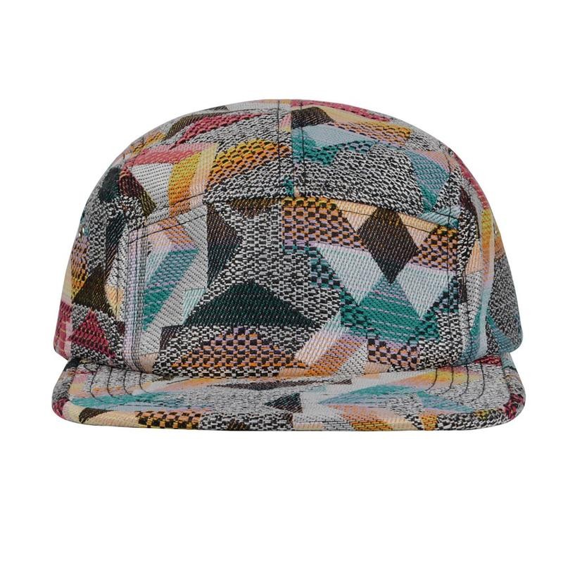 HatPhile Patchwork Jacquard 5-Panel Hat – Unique Textures and Vibrant