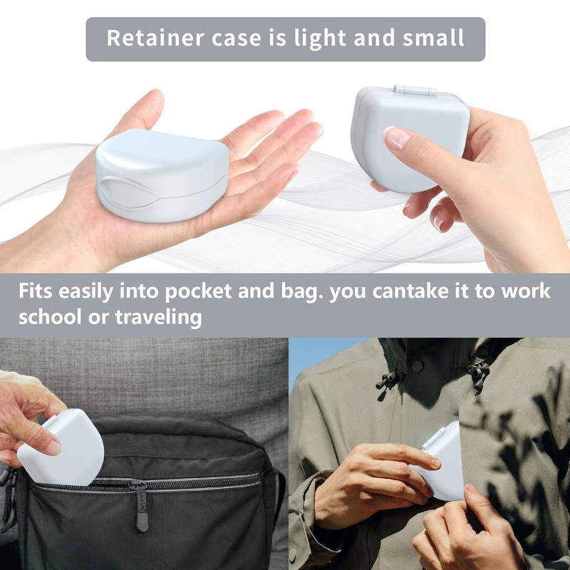 ARGOMAX Aligner Case, Retainer Case, Braces Box, 1 Piece Orthodontic