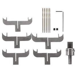 1 Set Bracelet Drill Bit Set Wooden Bracelet Maker Milling Cutter Set High Steel Wood Bracelet Ring Bangle Blades Woodworking Tool Kit for CNC Machine Router Bit