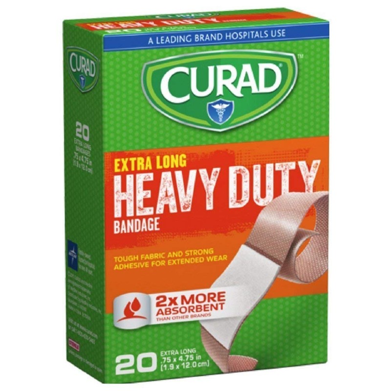 Curad Heavy Duty Bandage Extra Long Each .75 x 4.75