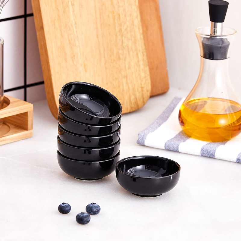 Swuut Ceramic Bowls 4oz Mini Bowl Set Dipping Soy Bowls