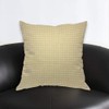 AOYEGO Gingham Yellow White Plaid Checkered Throw Pillow Cover Mesh