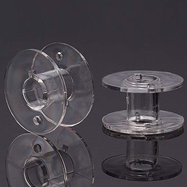 Handarbeit-Lieblingsladen Sewing Machine Bobbin Plastic 20 x 11 mm 6.3 mm Hole Lower Thread Bobbin