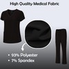 ACTIVE UNIFORMS Women's V-Neck Petite Size Scrub Set Cool Stretch