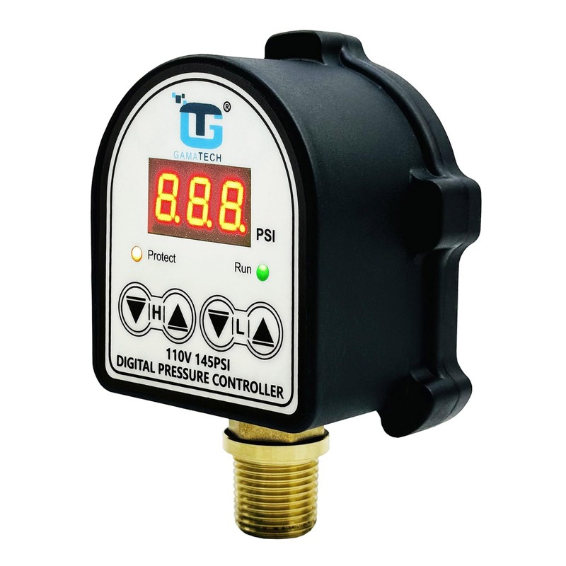 GamaTech Pressure Switch for Water Pump and Air Pump, Digital