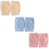 IOURVYA 3 Pairs of Knee Pads Baby Crawling Rubber Dots