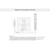 AMKI LED Wall Switch Dimmer,LED Controller,Wall- Mounted Plastic Cover Touch