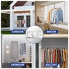 ARCHIMAS Retractable Clothesline Indoor,Non-Sagging Clothes Line Retracting Outdoors,13.8Ft Space-Saving Clothes