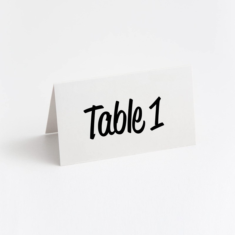 Punkcards - Name Place Cards - Tent Cards - Plain