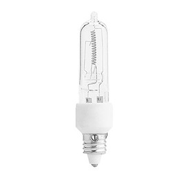 Feit Electric Bpq50/Cl/Mc/Rp 50 Watt Halogen Single Ended Clear Mini Candelabra Base Bulb