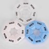Pill Organiser 7 Day Easy Use Seven Day Pill Donut