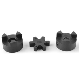 1/2" to 7/8" L090 3-Piece L-Jaw Coupling Set & Buna-N NBR Rubber Spider for Log Wood Splitter