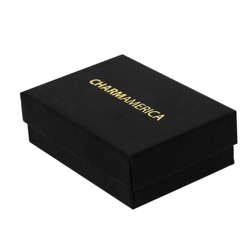 Charm America - Gold Vertical Blessed Charm - 10 Karat