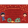 Vietnamese New Year Red Lucky Money Envelopes (large Size 6.5"x3.5")-