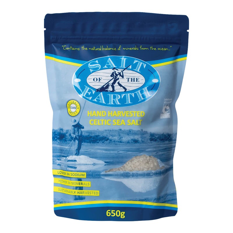 Salt Of The Earth Celtic Sea Salt, Fine 650g