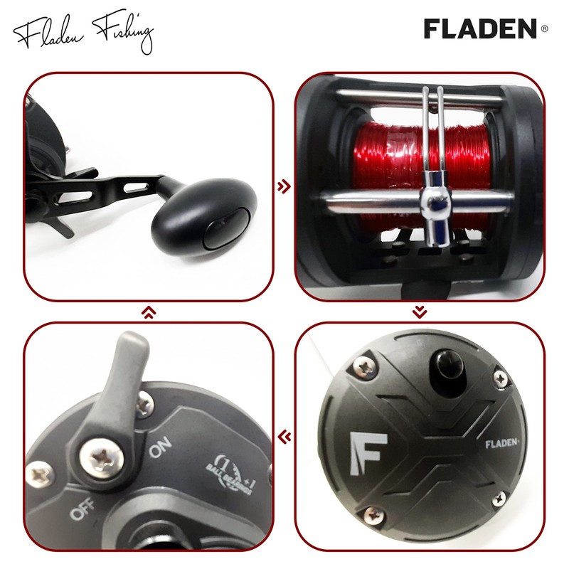 FLADEN Fishing - Warbird 3011 Multiplier Reel (Right Hand) 1+1