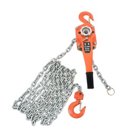 findmall Manual Chain Hoist 3 Ton G80 Galvanized Steel Double Pawl Brake and Auto-Load Chain 20ft Lift 360° Hook for Garage, Dock