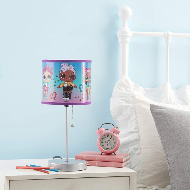 Idea Nuova LOL Surprise Stick Table Kids Lamp with Pull
