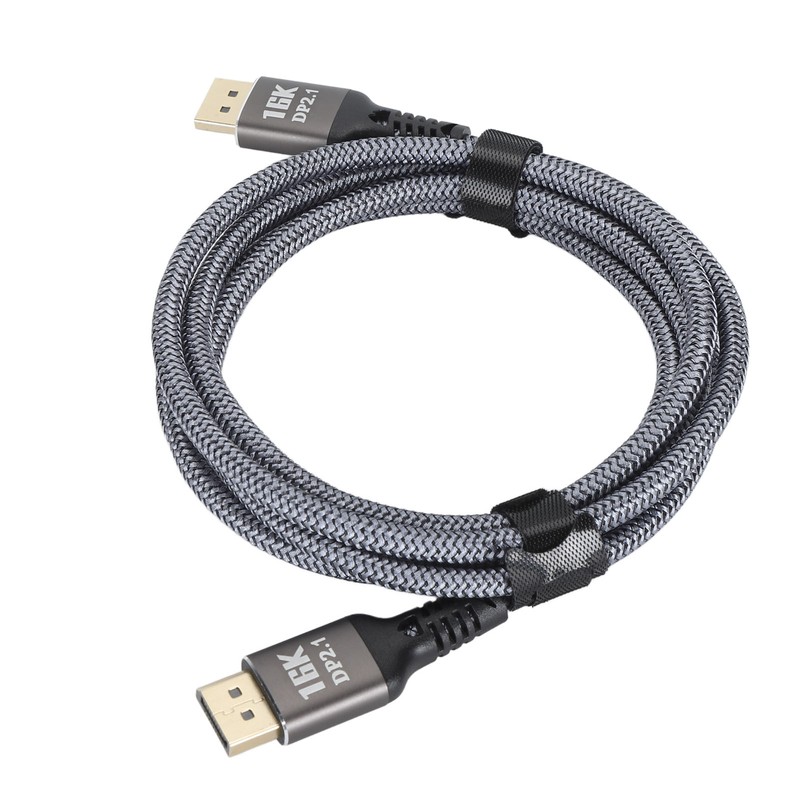 DisplayPort 2.1 Cable 16K 30Hz 40Gbps 3D Dynamic HDR Male