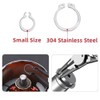 SYDARSYN 25 mm Snap Ring Stainless Steel Retaining Ring E-Clip