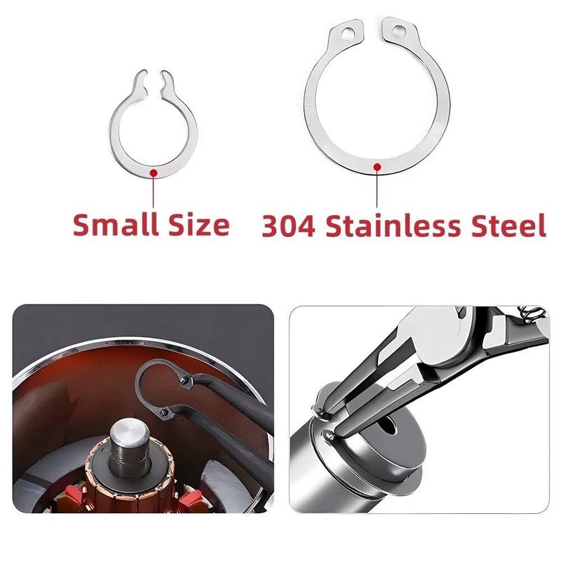 SYDARSYN 25 mm Snap Ring Stainless Steel Retaining Ring E-Clip