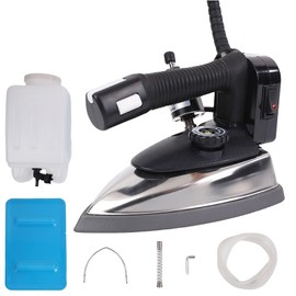 Fbshicung Industrial Electric Steam Iron 1200W Gravity Feed Steam Iron Temperature Adjustable with 3L Large-capacity Water Bottle Powerful Clothing Steamer for Ironing ﻿