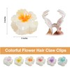 6 Pcs Flower Hair Clips for Women, Hawaiian Hibiscus Hair