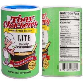 Tony Chachere Seasoning Blends, Lite Salt Creole, 4 Count