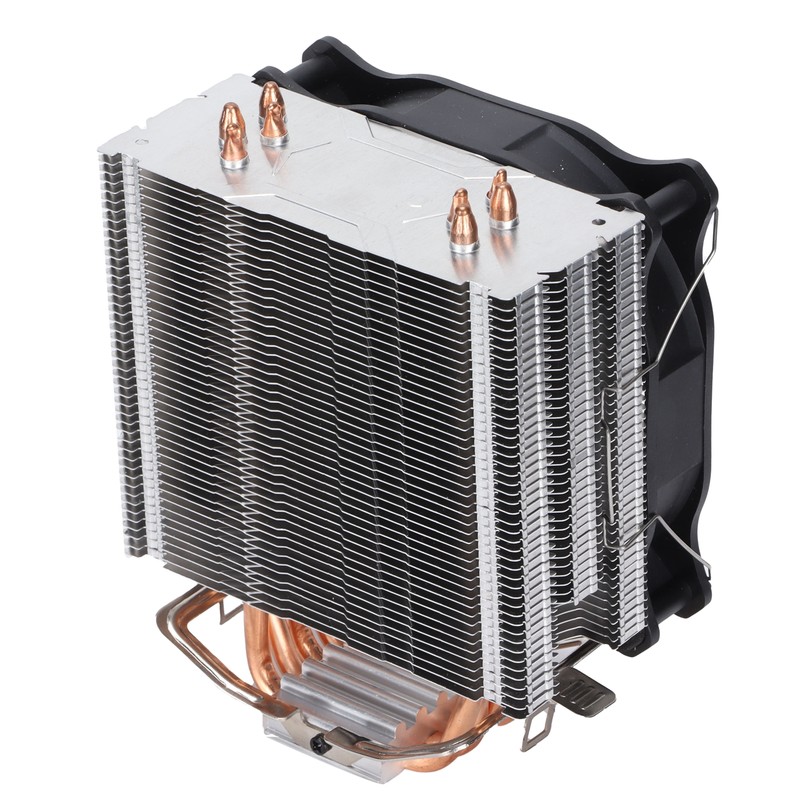 CPU Fan 4 Pure Copper Heat Pipes Mute Heatsink with