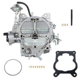 waltyotur 4 Barrel Carburetor Replacement for Rochester Quadrajet 5.7L 350 Marine Engine Electric Choke 4 BBL Carb