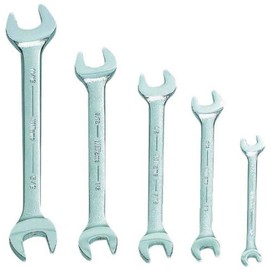Williams WS-1705A 5-Piece Double Head Open End Wrench Set
