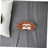 FOMIYES 2pcs Kids Plush Sleeping Eye Masks With Elastic Strap
