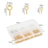 YBGGJO Screw Heaton Heaton Metal Fittings, Approx. 420 Pieces with