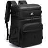 Laripwit 54 Cans Backpack Cooler Insulated Leak-Proof Large Leather Cooler