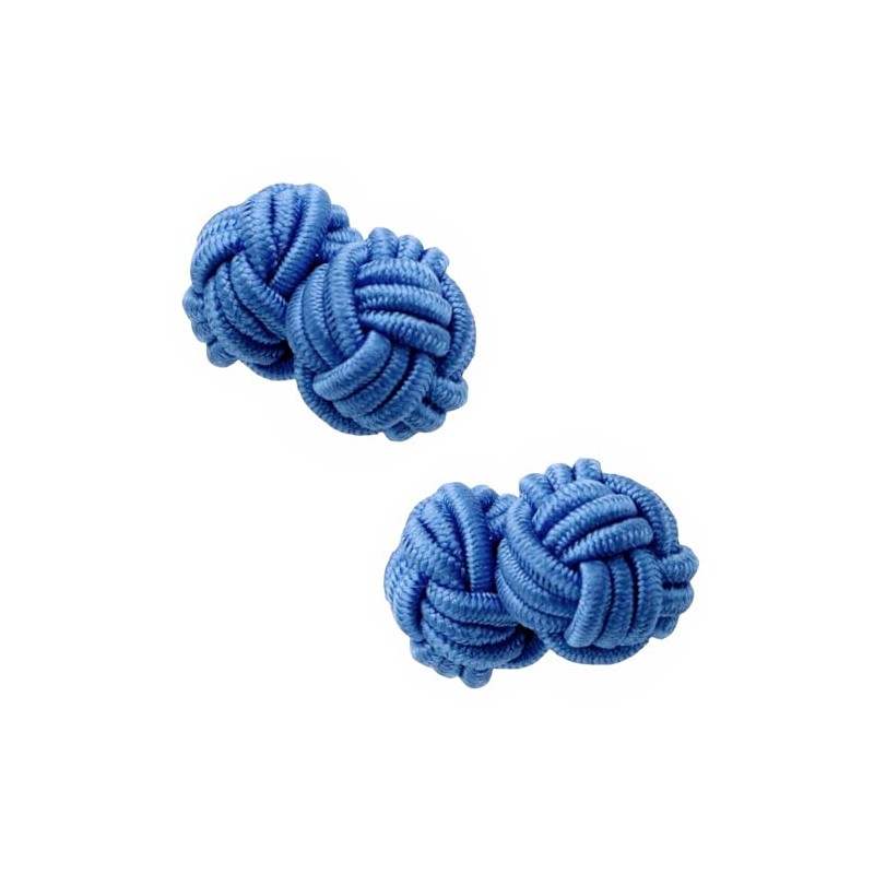 gum cuffs light blue (rubber cufflinks, cufflinks) nsgum005-16